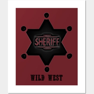 Western Era - Wild West Sheriff Badge 2 Posters and Art